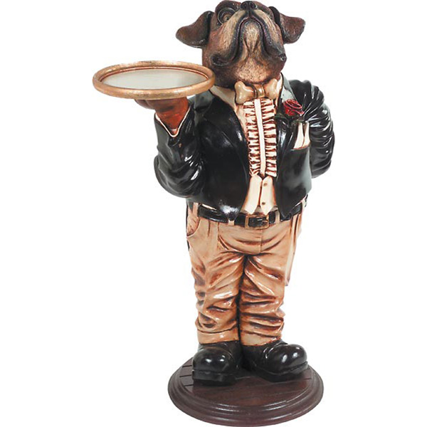 Picture of AFD Home 10016364 Boxer Butler Figurines&#44; Multi Color