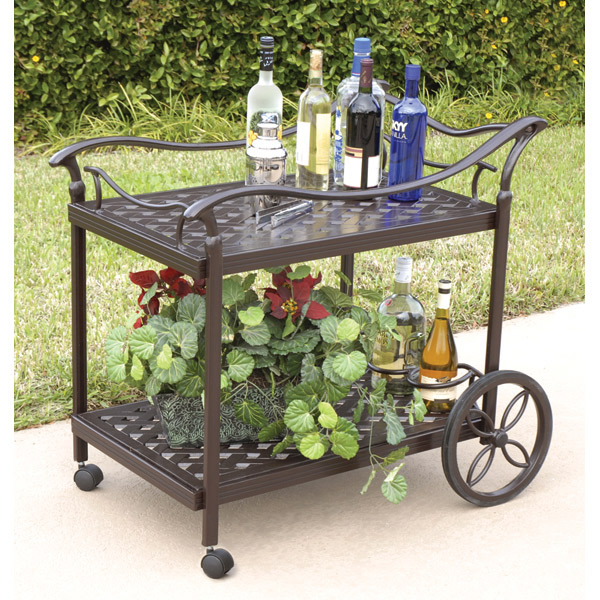Savannah Tea Cart, Brown