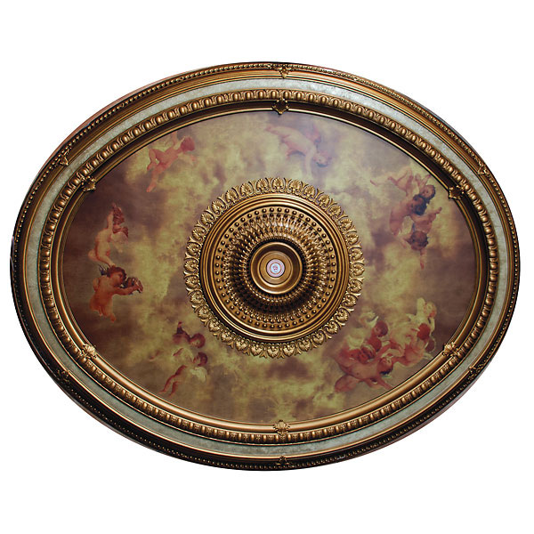 Picture of AFD Home 10715405 Sistine Oval Medallion&#44; Multi Color