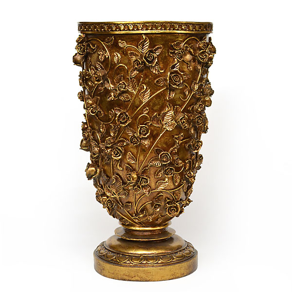 Picture of AFD Home 11207980 Golden Garden Tall Vase&#44; Gold