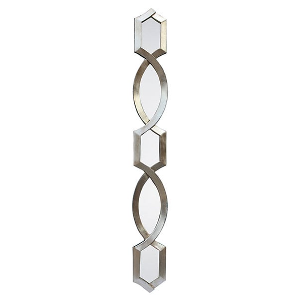 Picture of AFD Home 11224667 Diamond Stack Mirror, Silver