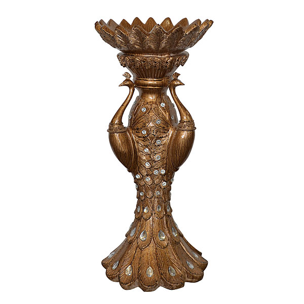 Picture of AFD Home 11226013 Copper Drizzle Peacock Vase