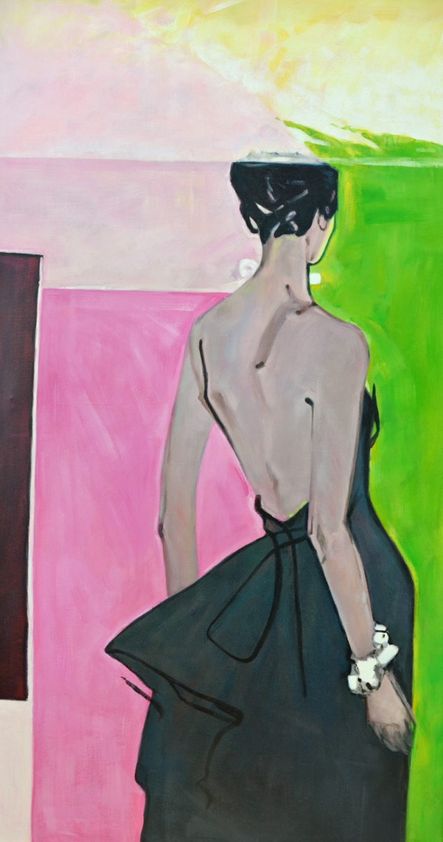 Picture of AFD Home 12006016 Black Dress Canvas & Wood Gallery Wrap&#44; Multi Color
