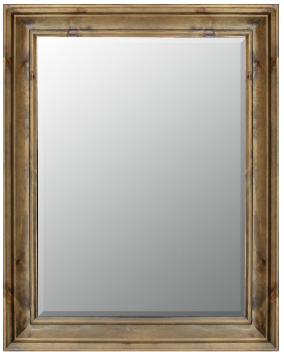 Picture of AFD Home 12006402 36 x 48 in. American Woodland Mirror&#44; Walnut Wood Tone