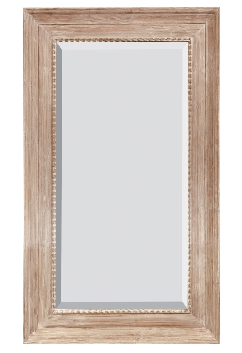 Picture of AFD Home 12011666 The Mammoth Wood Mirror - Seasoned&#44; Grey Wash