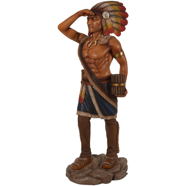 Picture of AFD Home 12013532 6 ft. Fiberglass Tobacco Native American Indian&#44; Multi Color