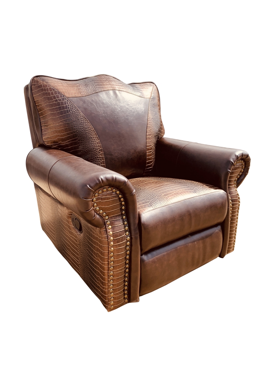 Picture of AFD Home 12013938 Botswanna Brown Chair Rocker Recliner&#44; Two Tone Color