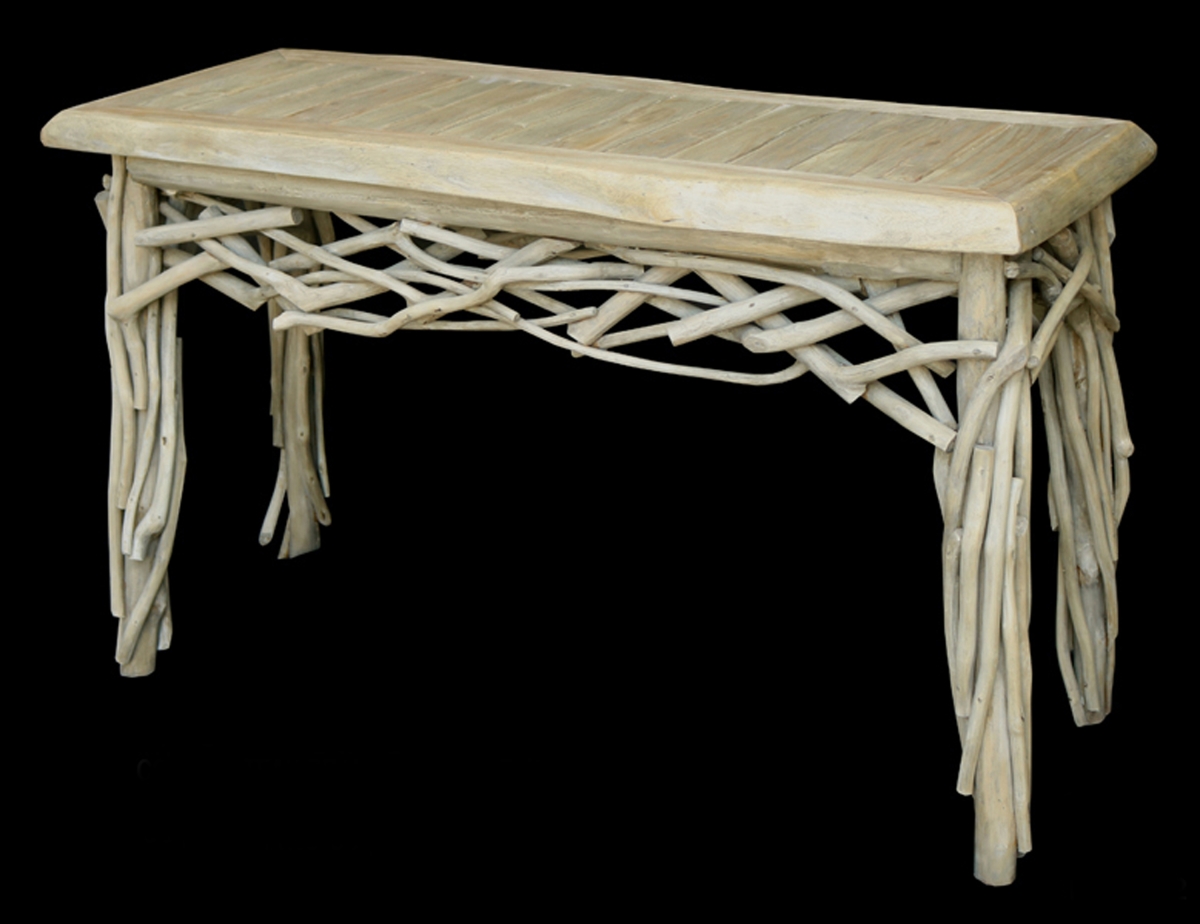 Picture of AFD Home 12014199 Coastal Teak Branch Console Table