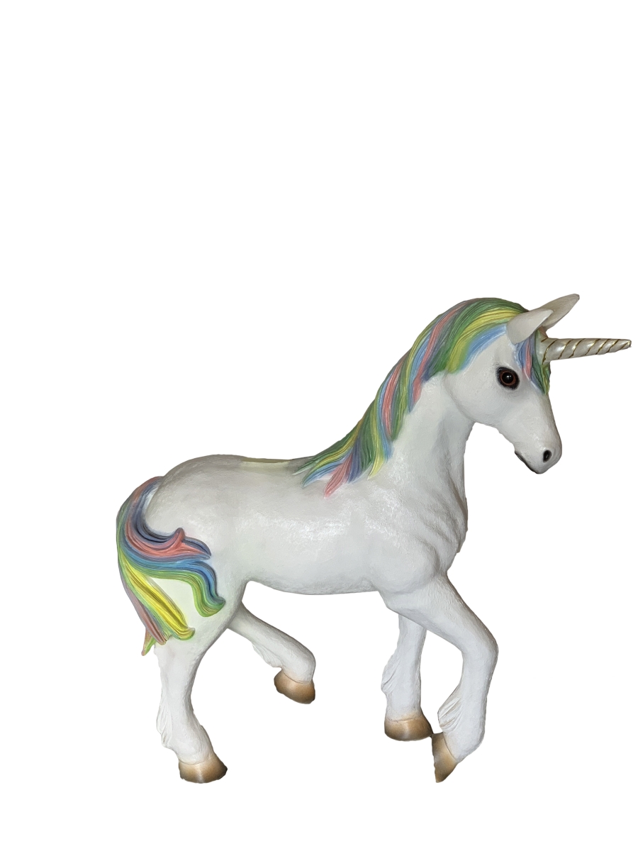 Picture of AFD Home 12016053 Unicorn Small Rainbow&#44; White & Multi Color
