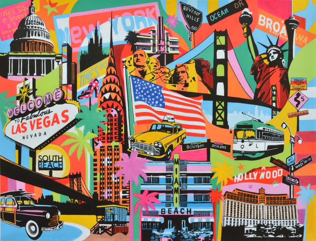 Picture of AFD Home 12016840 Las Vegas Canvas & Wood Gallery Wrap