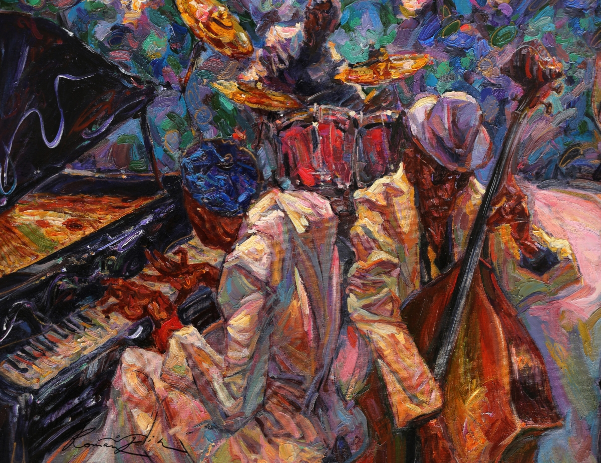 Picture of AFD Home 12016861 Jazz Club Canvas & Wood Gallery Wrap