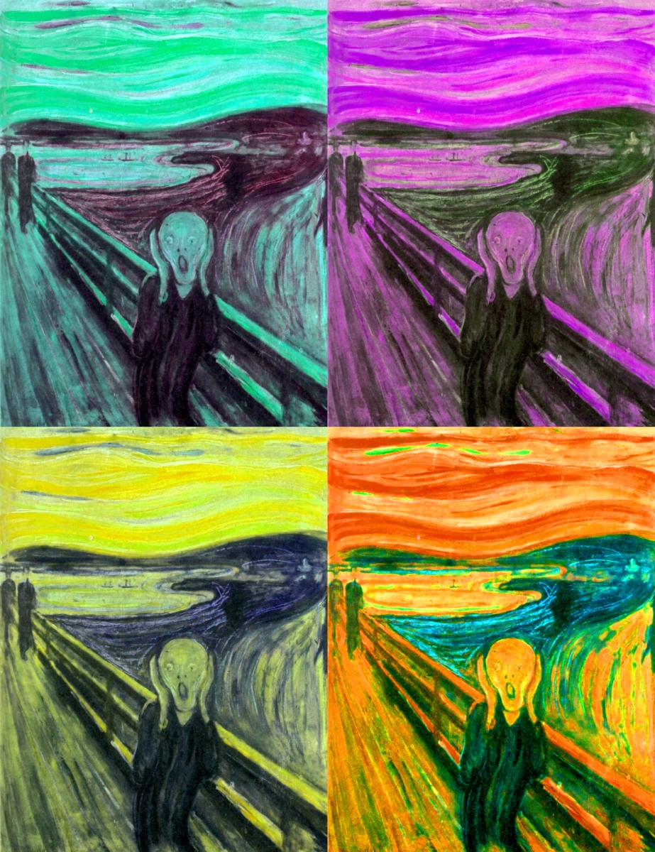 Picture of AFD Home 12016862 Scream 4up Canvas & Wood Gallery Wrap
