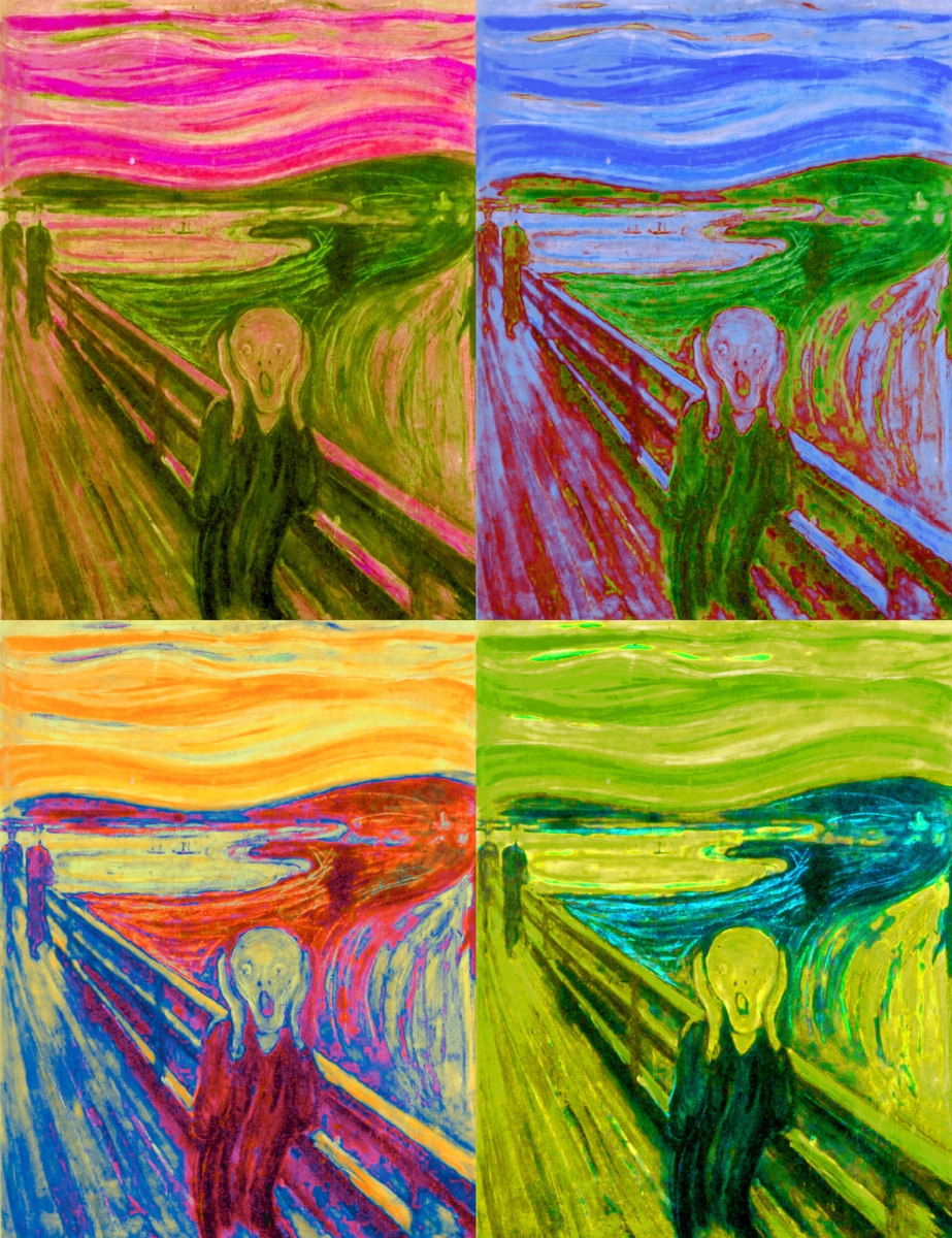 Picture of AFD Home 12016863 Scream 4up II Canvas & Wood Gallery Wrap