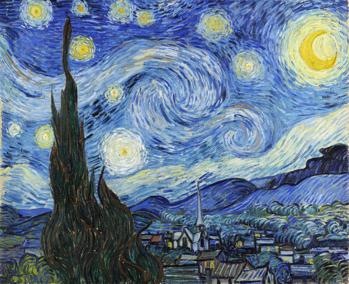 Picture of AFD Home 12016865 Starry Night Canvas & Wood Gallery Wrap