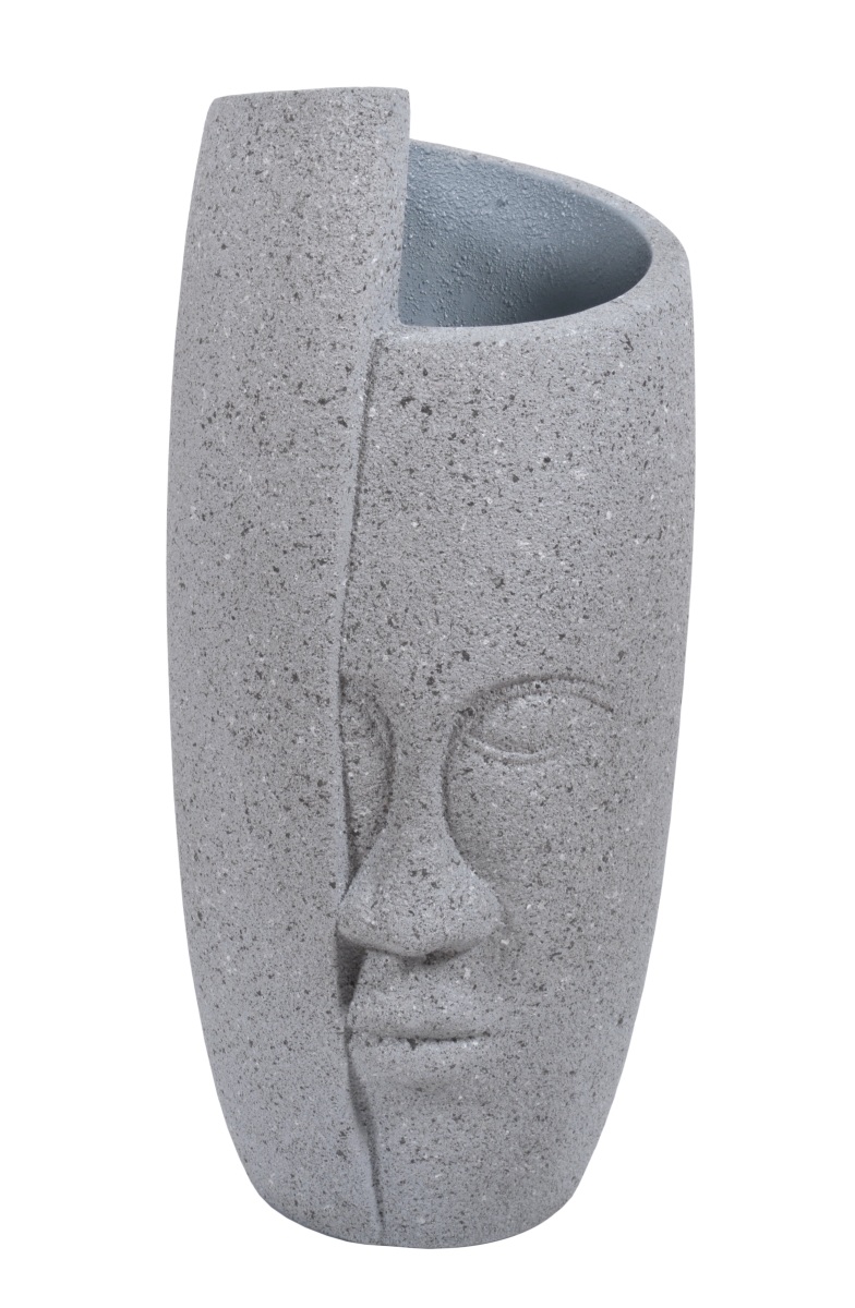 Picture of AFD Home 12019502 28.5 in. Bourgois Tall Face Planter&#44; Grey