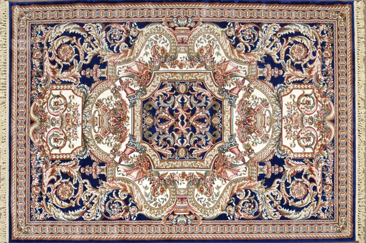 Picture of AFD Home 12016107 7 x 10 ft. Area Rug&#44; Blue & Ivory