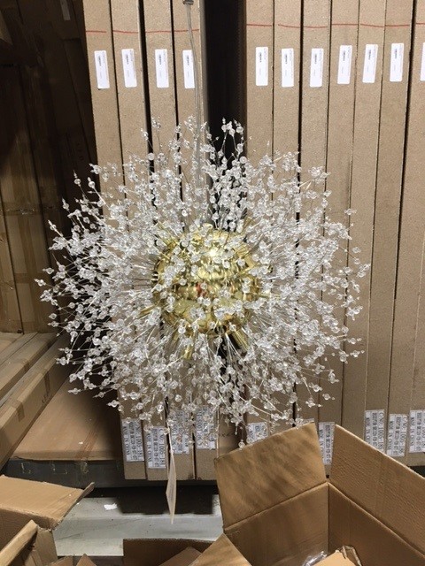 Picture of AFD Home 12020135 Dandelion Gold Chandelier