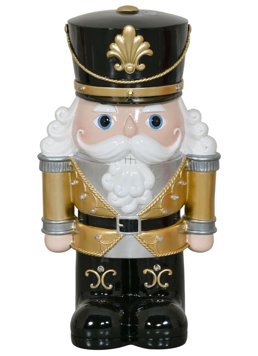 Picture of AFD Home 12025191 LED lights with Nutcracker - Black & Gold