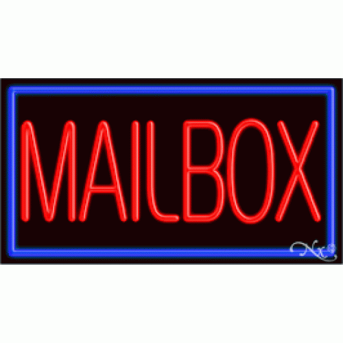 Picture of Arter Neon 11090 Business Neon Sign - Mailbox