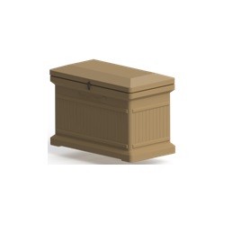 Premium Horizontal Architectural ParcelWirx Delivery Drop Box - Oak