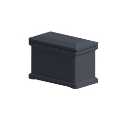 Standard Horizontal Architectural ParcelWirx Delivery Drop Box - Graphite