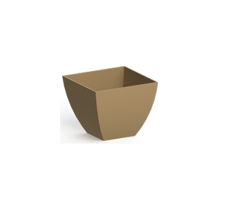 16 in. Square Planter - Oak