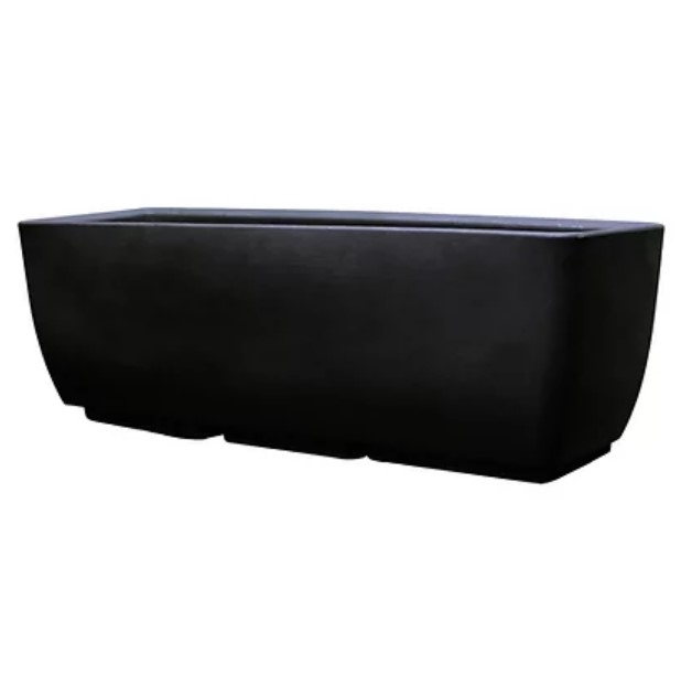 5602-000100-80-81 30 x 10 in. Urban Planter Body, Black