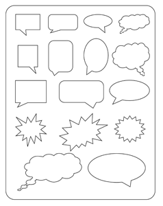 Picture of Bare Books CT22 8.5 x 11 in. Call-Out Template