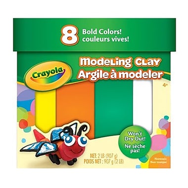 Crayola 57-0315 Modeling Clay 8 Bold Colors Pack