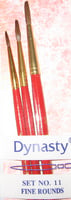 Set 11 Fine Round Brush, Set of 11