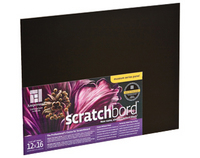 Picture of Ampersand CBB055 Scratchboard Clay Coated Hardboard Panel - 5 x 5 in. - Pack of 3