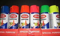 Fluorescent Spray Paint - Fluorescent - Lemon & Yellow - 11 oz