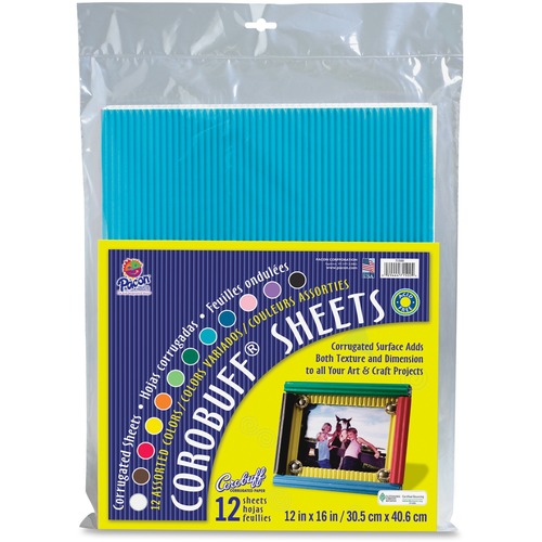 Assorted Color  Paper Pack - 12 Sheets