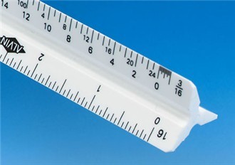 3030-1 12 in. Metal Architects Scale