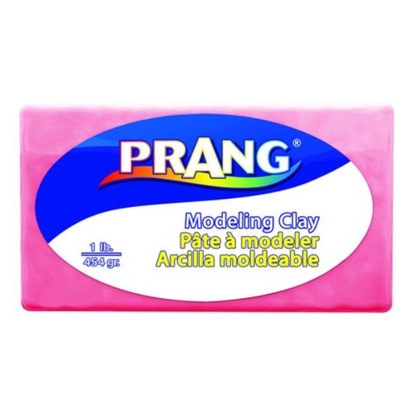 X00791 Non-Hardening Clay Blocks, Pink - 1 lbs