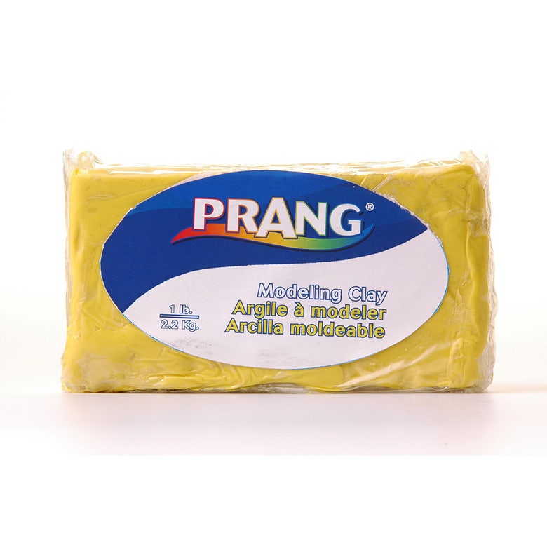 X00783 Non-Hardening Clay Blocks, Yellow - 1 lbs