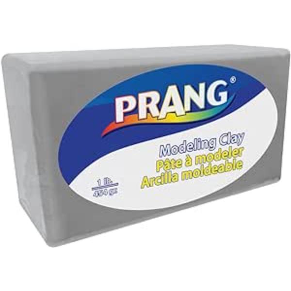 X00790 Non-Hardening Clay Blocks, Gray - 1 lbs