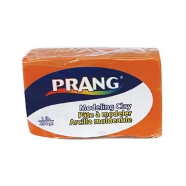 X00782 Non-Hardening Clay Blocks, Orange - 1 lbs