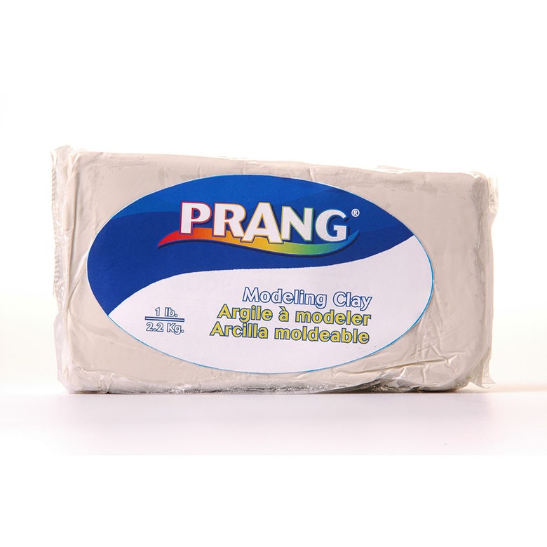 X00787 Non-Hardening Clay Blocks, White - 1 lbs