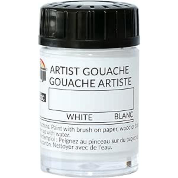 Niji 15cc Jar Artist Gouache, White