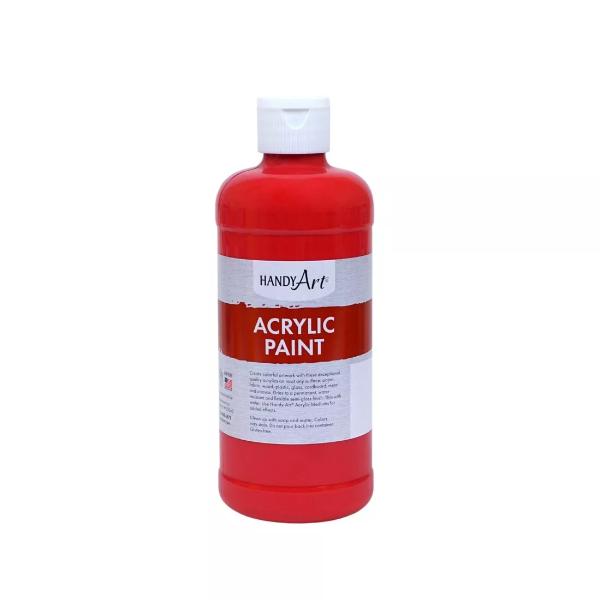 Handy Art 101-220 16 oz Pint Acrylic Paint, Primary Magenta