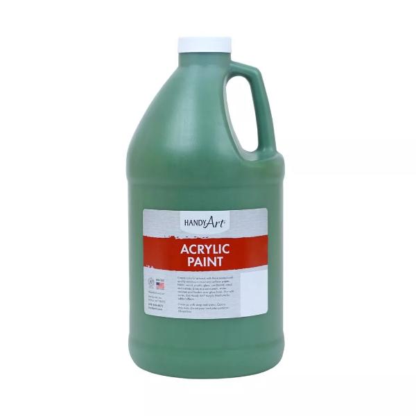 Handy Art  0.5 gal Acrylic Paint, Green Oxide