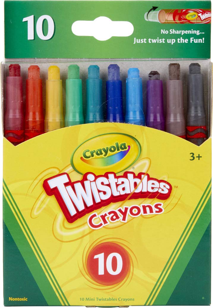 Crayola 52-9715 Crayola Mini Twistables Crayons - Pack of 10