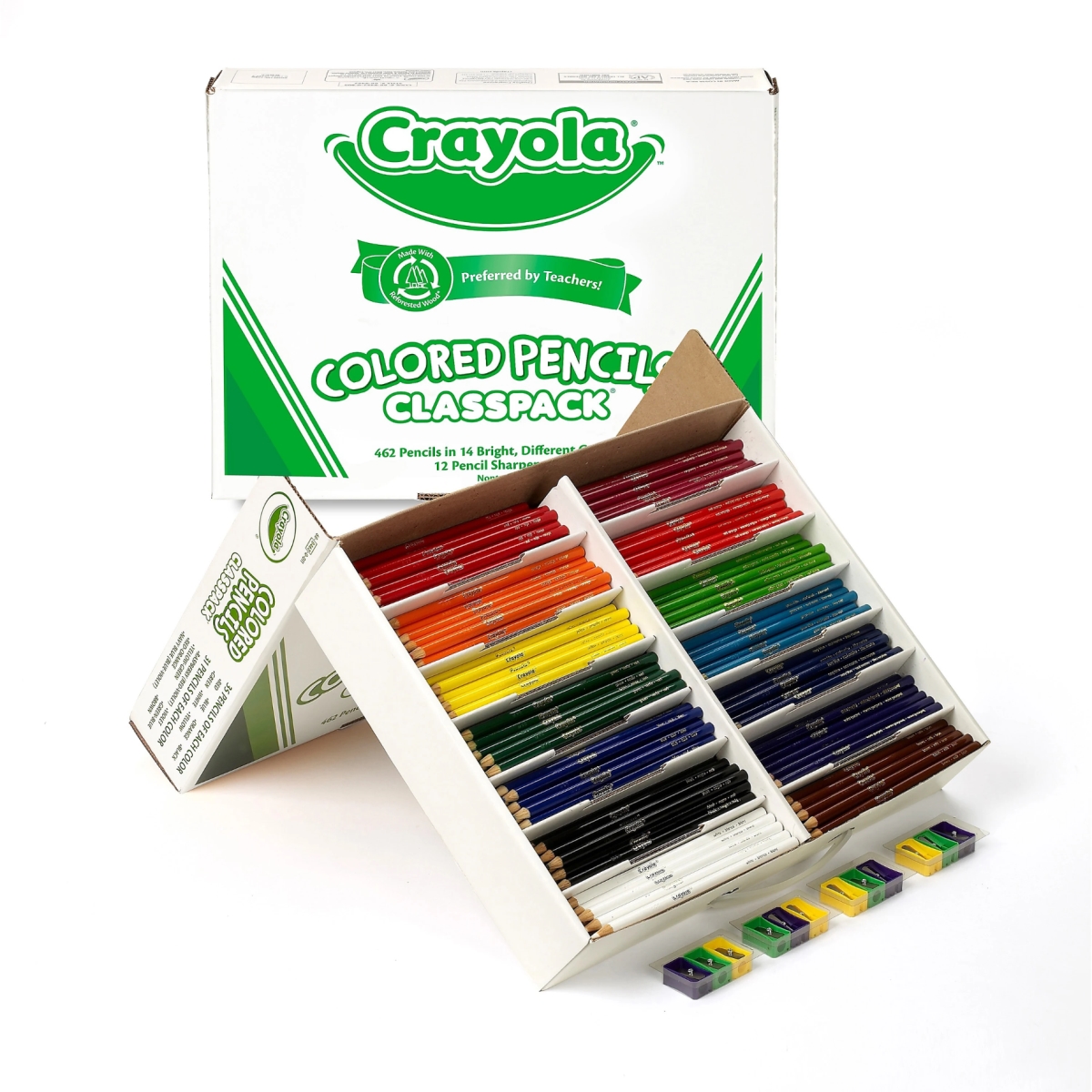 Crayola 68-7509 462 Piece Colored Pencils Class Pack -14 Colors