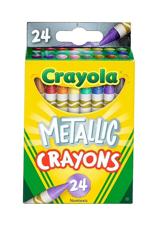 Crayola 52-8815 Metallic FX Crayons - Pack of 24
