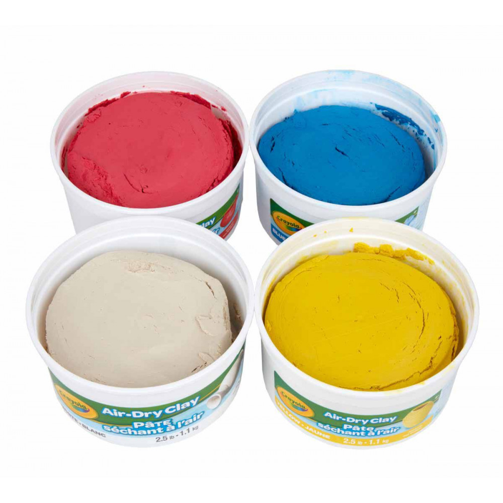 Crayola 57-5100 Crayola Air Dry Clay 4-Color Classpack