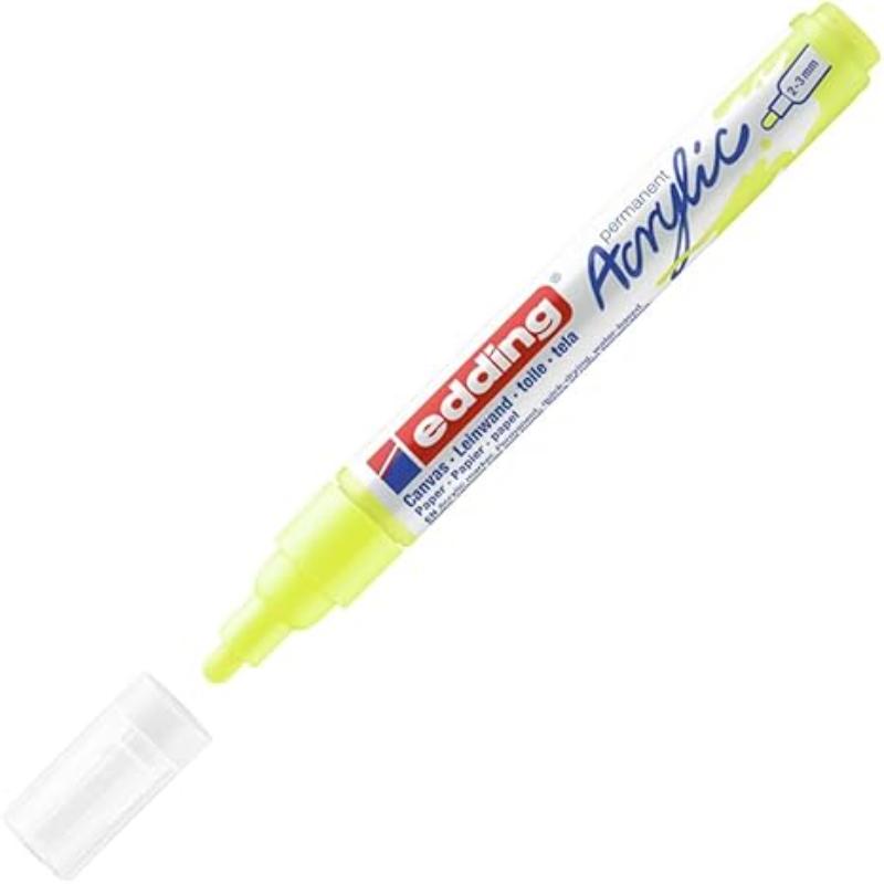 5100065 Waterproof Acrylic Paint Marker Medium - Neon Yellow