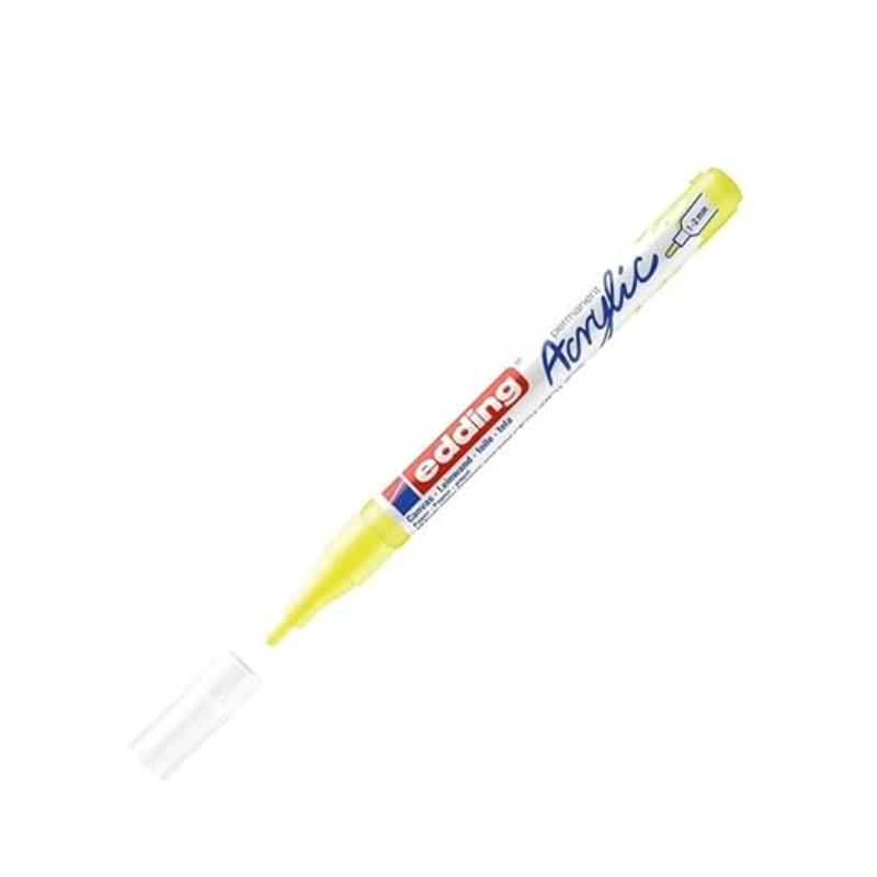 5300065 Fine Round Tip Acrylic Paint Marker - Neon Yellow