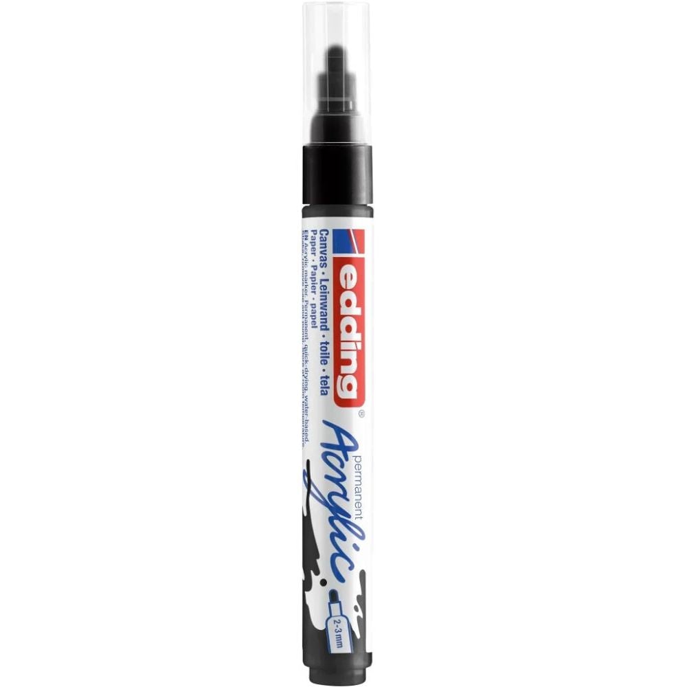 5100901  Medium Black Acrylic Markers