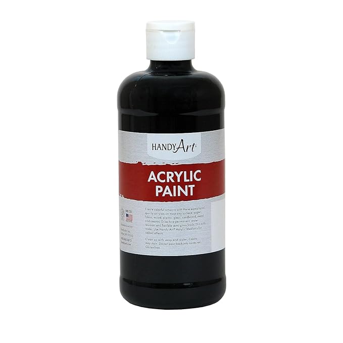 Handy Art 101-100 16 oz Acrylic Paint, Titanium White